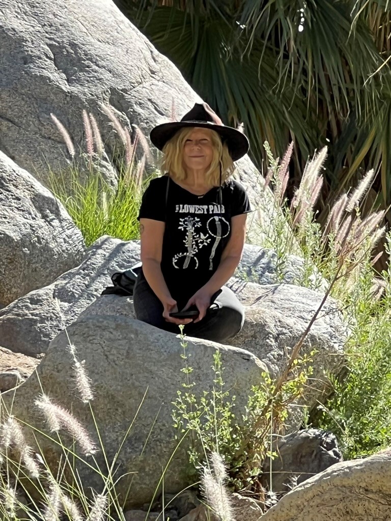 Susan Hirsch being outdoors 